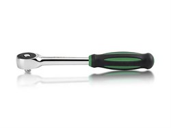 Трещотка 1/4" ротационная с переставным квадратом 60зуб. 180мм TOPTUL CJTV0818