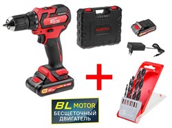 Аккум. дрель-шуруповерт WORTEX BD 1815 DLi в чем. + АКЦИЯ! BLD1815DLi00029A1