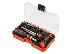 Отвертка реверс. с набором головок и бит 28пр. STARTUL PROFI (ST3095-28) ST3095-28