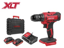 Аккум. дрель-шуруповерт WORTEX BD 1820-1 Li в чем. ALL1 18 В, 30 Н*м, 2х2 А*ч, БЗП(мет.) 13 мм 0329209