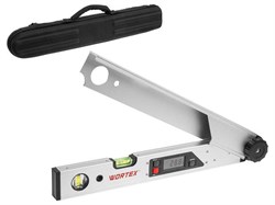 Угломер электронный WORTEX DAM 4500 в кор. +- 0,1°, 450 мм, противоударный, водостойкий 0323271