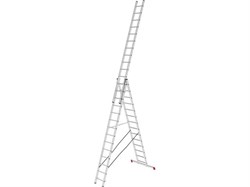 Лестница алюм. 3-х секц. 356/949/376см 3х14 ступ., 21,5кг PRO STARTUL (ST9942-14) ST9942-14