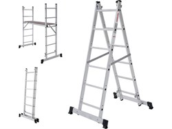 Лестница-помост алюм. 80 см 6 ступ. 11,6 кг NV1415 Новая Высота 1415206