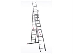 Лестница алюм. 3-х секц. 310/736/315 см 3х12 ступ. 20,4кг  NV3230 Новая Высота 3230312