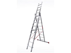 Лестница алюм. 3-х секц. 230/502/257 см 3х9 ступ. 16,2 кг  NV3230 Новая Высота 3230309