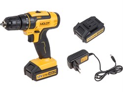 Аккум. дрель-шуруповерт MOLOT MBD 1215-1 DLi в кор. 1335613