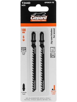 Пилка лобз. по дереву T244D (2 шт.) GEPARD GP0631-15