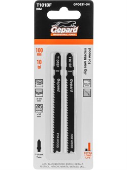 Пилка лобз. по дереву T101BF (2 шт.) GEPARD GP0631-04