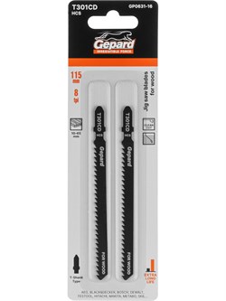 Пилка лобз. по дереву T301CD (2 шт.) GEPARD GP0631-16