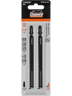 Пилка лобз. по дереву с гвоздями T345XF (2 шт.) GEPARD GP0632-08