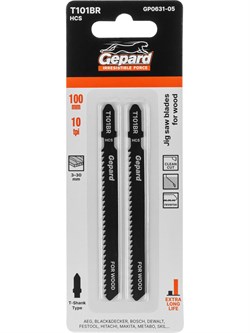 Пилка лобз. по дереву T101BR (2 шт.) GEPARD GP0631-05