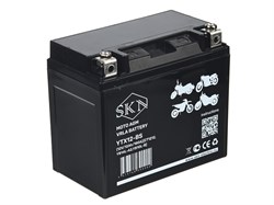 Аккумулятор стартерный для мототехники SKN YTX12-BS (12V/12Ah/180A) [CT 1212, YB14L-A2, YB10L-B] 0000122
