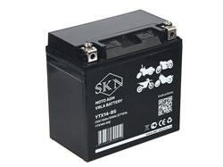 Аккумулятор стартерный для мототехники SKN YTX14-BS  (12V/12Ah/200A ) [CT 1214,YTX14H-BS] 0000123