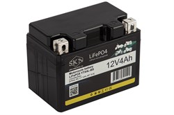 Аккумулятор для мототехники SKN LiFePO4 YTX4L-BS (12V/4Ah/50A) [UTX4L-BS, CT 1204, MT 12-4] 0000188