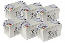 Комплект тяговых аккумуляторов RuTrike 6-EVF-100 (72V100A/H C3) 024677