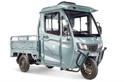 Грузовой электротрицикл Rutrike КАРГО Кабина 1500 60V1000W Серый-2735 022468-2735