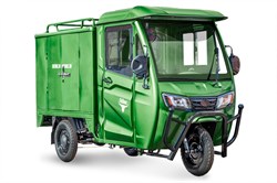 Грузовой электротрицикл Rutrike КАРГО Кабина Дуал Зеленый-2755 024460-2755