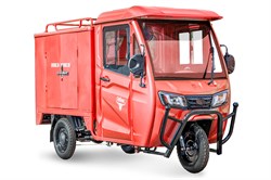 Грузовой электротрицикл Rutrike КАРГО Кабина Дуал красный-2756 024460-2756