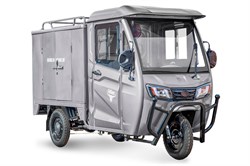 Грузовой электротрицикл Rutrike КАРГО Кабина Дуал Серый-2757 024460-2757