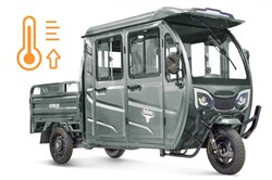 Грузовой электротрицикл Rutrike Рейс обогрев 1300 60V1200W Серый-2843 025012-2843