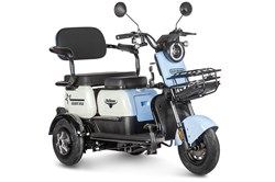 Электротрицикл Rutrike Gelbert Vega 48V/60V 600Вт Голубой-3064 0000136-3064