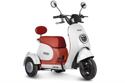 Электротрицикл Rutrike Gelbert Ogma 48V/60V 650Вт Бело-красный-3053 0000252-3053