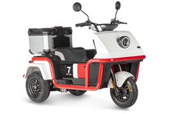 Электротрицикл Wanshida DOUHAO 60V 800Вт Черно-бело-красный-3069 0000294-3069