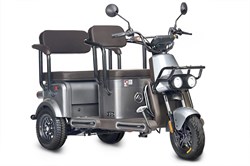 Электротрицикл Wanshida U1-X 60V 800Вт Серый-3094 0000307-3094