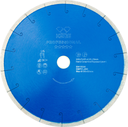 Диск алмазный KEOS Professional 250мм/25,4/22,23/ сплошной (керамогранит) (DBP01.250) 73056