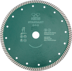 Диск алмазный KEOS Standart TURBO (гранит) 230мм/22,23 (DBS03.230) 73066