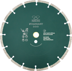 Диск алмазный KEOS Standart сегментный (бетон) 300мм/25,4/20 (DBS02.300) 73094