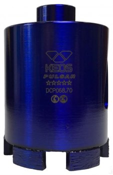 Коронка алмазная по бетону KEOS PULSAR (микроудар) М16 68/70мм (DCP068.70) 73108