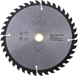Диск пильный по дереву KEOS 165x20/16 z40 (WB165.40) 73116