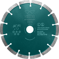 Диск алмазный KEOS Standart сегментный (бетон) 180мм/22,23 (DBS02.180) 73127