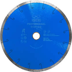 Диск алмазный KEOS Professional 230мм/25,4/22,23/ сплошной (керамогранит) (DBP01.230) 73142