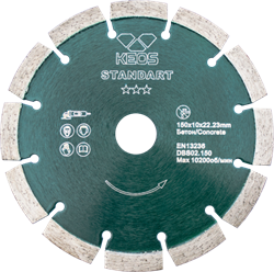 Диск алмазный KEOS Standart сегментный (бетон) 150мм/22,23 (DBS02.150) 73143