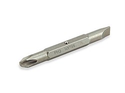 Насадка двухсторонняя PH3/SL8mm 5/16" 75мм TOPTUL (FKAB0308) ЦБ-0003808569