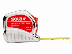 Рулетка  5м/19мм на карте "Tri-Matic" ТМ 5m (SOLA) ЦБ-0002860748