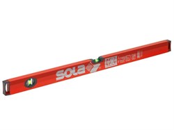 Уровень 800мм 2 глазка красн. BigX 80 (SOLA) ЦБ-0001619911