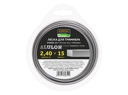 Леска ф 2.4 мм х 15 м квадратн. сеч. ALULON STARTUL GARDEN ЦБ-0015066275