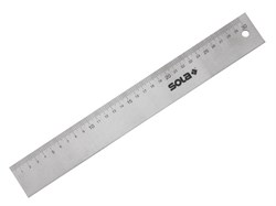 Линейка измерительная 1000мм шир. 40мм, толщ. 2мм LAS 1000 (SOLA) (снята с пр-ва) ЦБ-0424687500