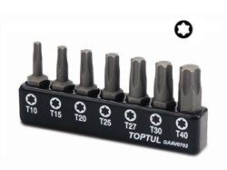 Набор бит TORX Т10-Т40 7шт. TOPTUL (GAAV0702) ЦБ-0000748958