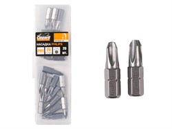 Насадка крестообразная PH1 25мм 20шт GEPARD (GP3600-25) ЦБ-0543336050