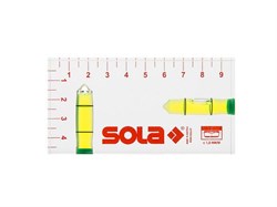 Уровень 95мм 2 глазка акриловый R102 (SOLA) ЦБ-9300690000
