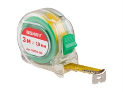 Рулетка  3м/19мм прозр. корп. ВОЛАТ (быт.) ЦБ-2807294525
