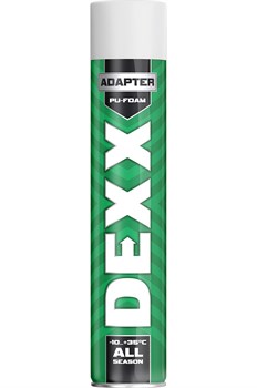 DEXX ADAPTER 750мл адаптерная выход до 30л, Монтажная пена (41123) 41123 - фото 42956