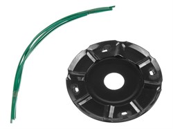 Головка триммерная DGM TH-221 леска ф 2.4 мм ручн., блистер ЦБ-3342943504