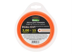 Леска ф 3.0 мм х 15 м кругл. сеч. DUAL-CUT STARTUL GARDEN ЦВ-4384462656