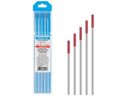 Электрод вольфрамовый красный WT-20, Ф 2,0 мм (набор 5 шт) SOLARIS ЦЕ-0311939375