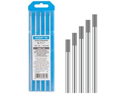 Электрод вольфрамовый серый WC-20, Ф 4,0 мм (набор 5 шт) SOLARIS ЦЕ-3737341667